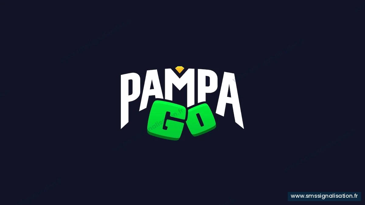 Logo de PampaGo Casino sur fond bleu nuit